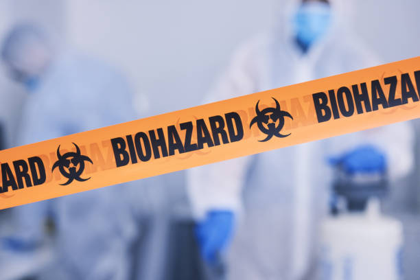 Professional Blood Cleanup technician working in Johnson City, NY